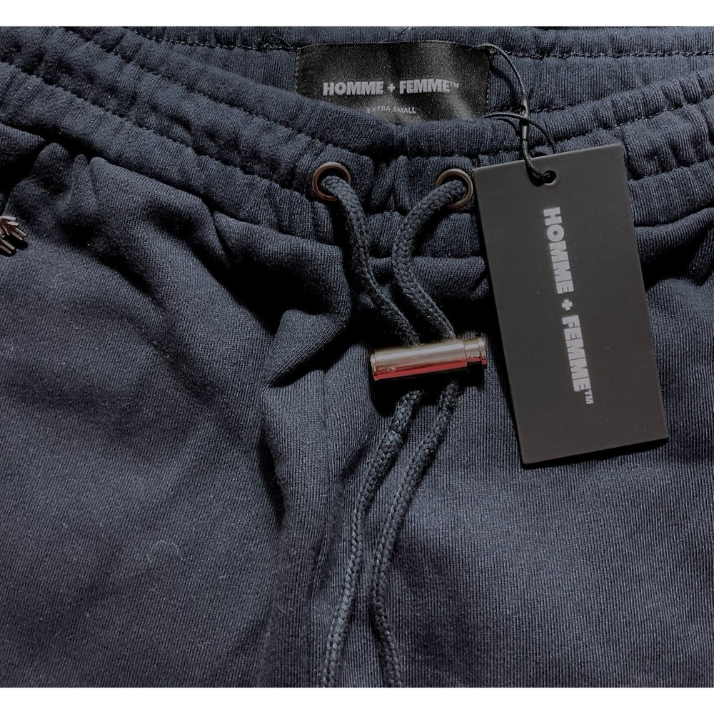 Homme + Femme Men's Signature Slim‎ Fit Track Jogger Sweatpants Size XS - Picture 3 of 9
